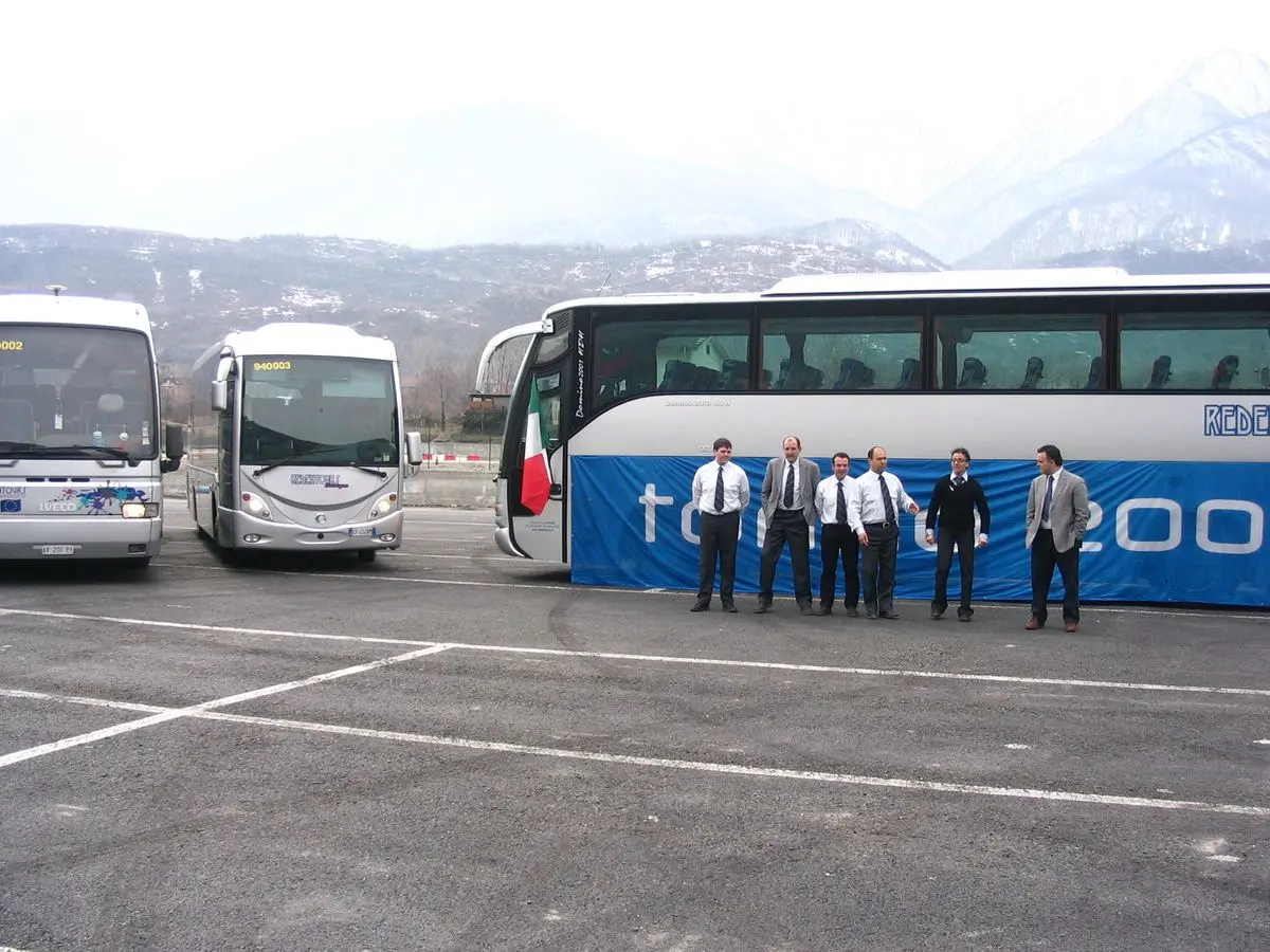 Flotta Redentours in servizio durante le Olimpiadi Invernali di Torino 2006