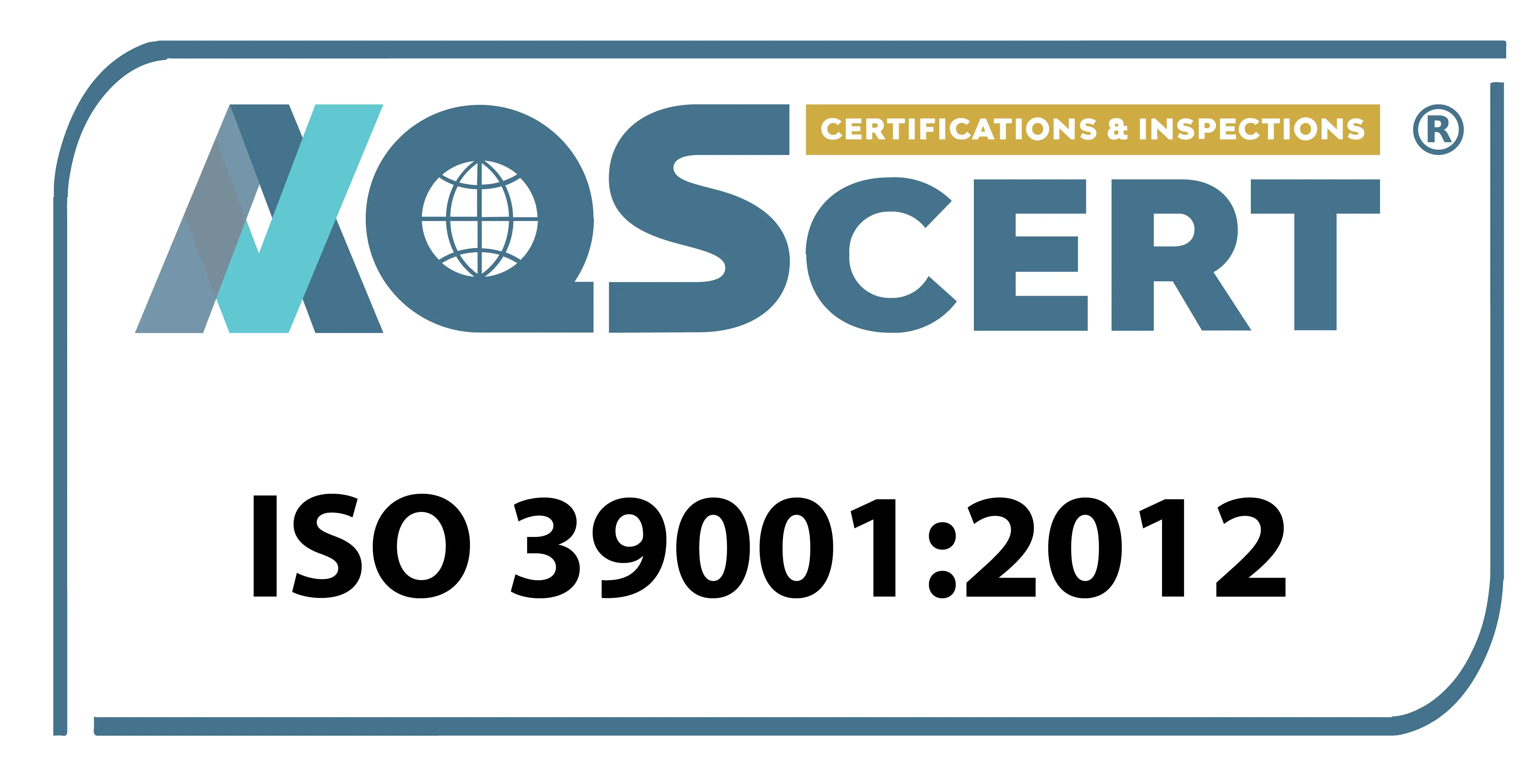 Logo AQSCERT — certificazione ISO 39001
